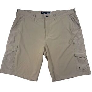 Iron Co.‎ Shorts Men 44 Khaki Lightweight Cargo Performance Chino Short Fast Dry
